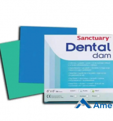 Хустки для коффердаму Dental Dams, сині (Sanctuary), 36 шт./пак.